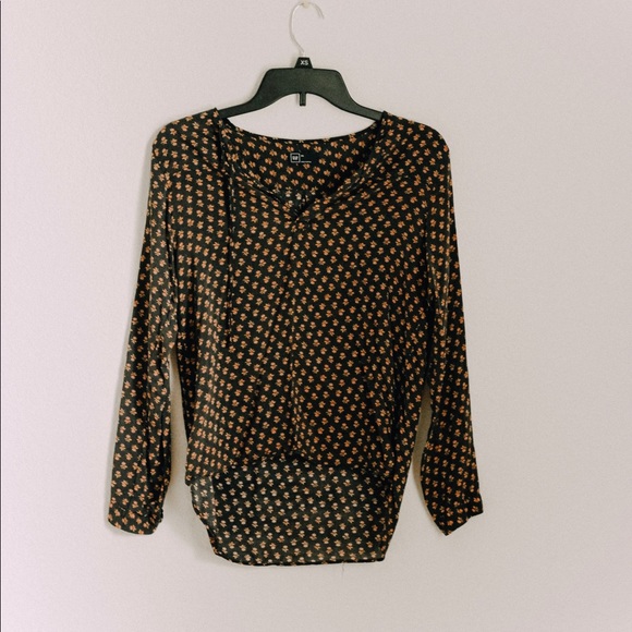 Quarter sleeve floral blouse - Picture 1 of 3